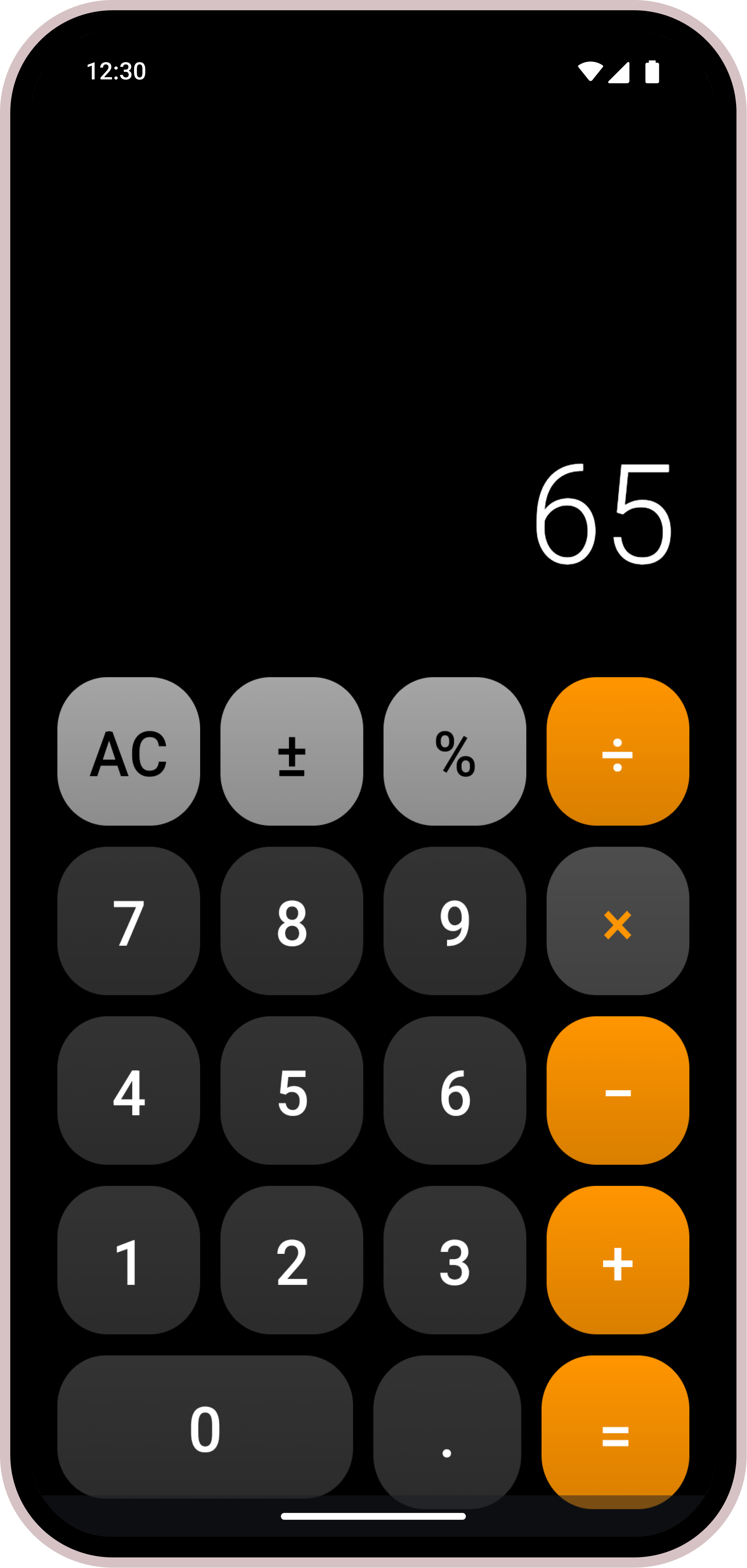 Calculator App Screenshot